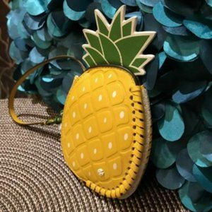 Tory Burch Pineapple Coin Purse COLOR Yellow/Green